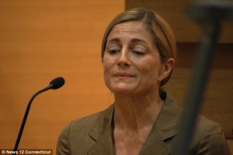 Mary Margaret Farren testifying at trial. Mr. Farren claimed it was too stressful for him to attend the trial.