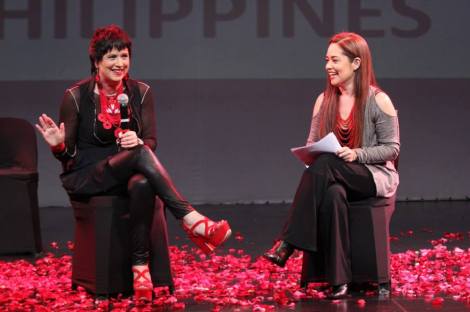Eve Ensler and Monique