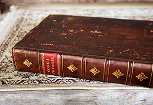 Ms. Gilbert's copy of Cooks Voyages