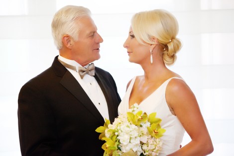 Dr. Gary and Denise Drake on their wedding day
