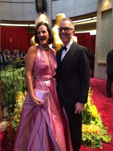 Sarah-Kate Lynch at the 2014 Oscars.  She had several whimsical photos taken of her after the Oscars which have illustrated my reviews of her amazing books.