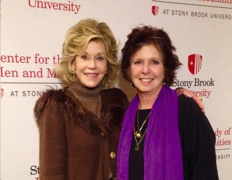 Jane Fonda and Kit Gruelle