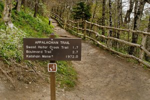Today's start of the Appalachian Trail