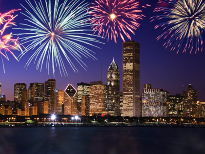 Fireworks in Chicago
