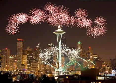 Fireworks in Seattle