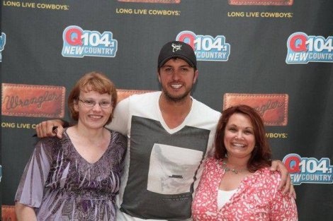 Deanna Gayle Walters and Stacy Cox after a radio interview