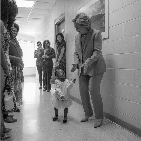 To every little girl who dreams big: Yes, you can be anything you want ~ even president. Tonight is for you.
